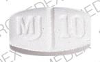 Buspar 10mg pill identifier