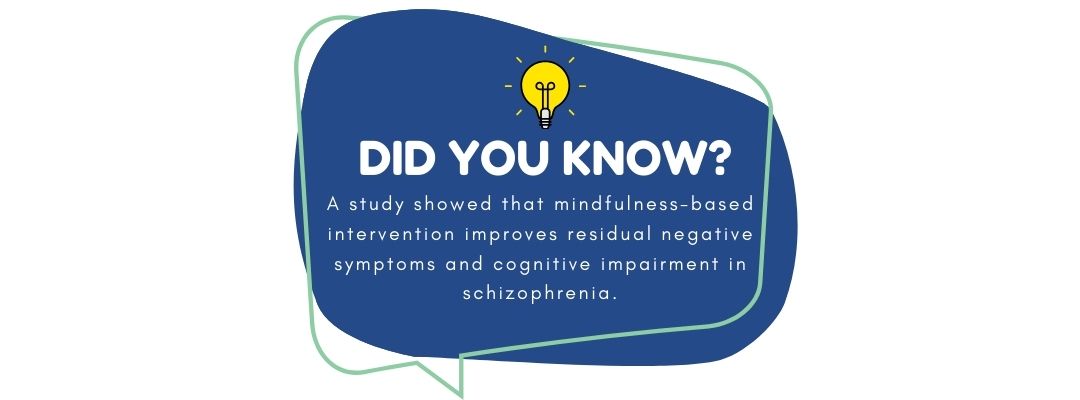 Can meditating help schizophrenia infographic